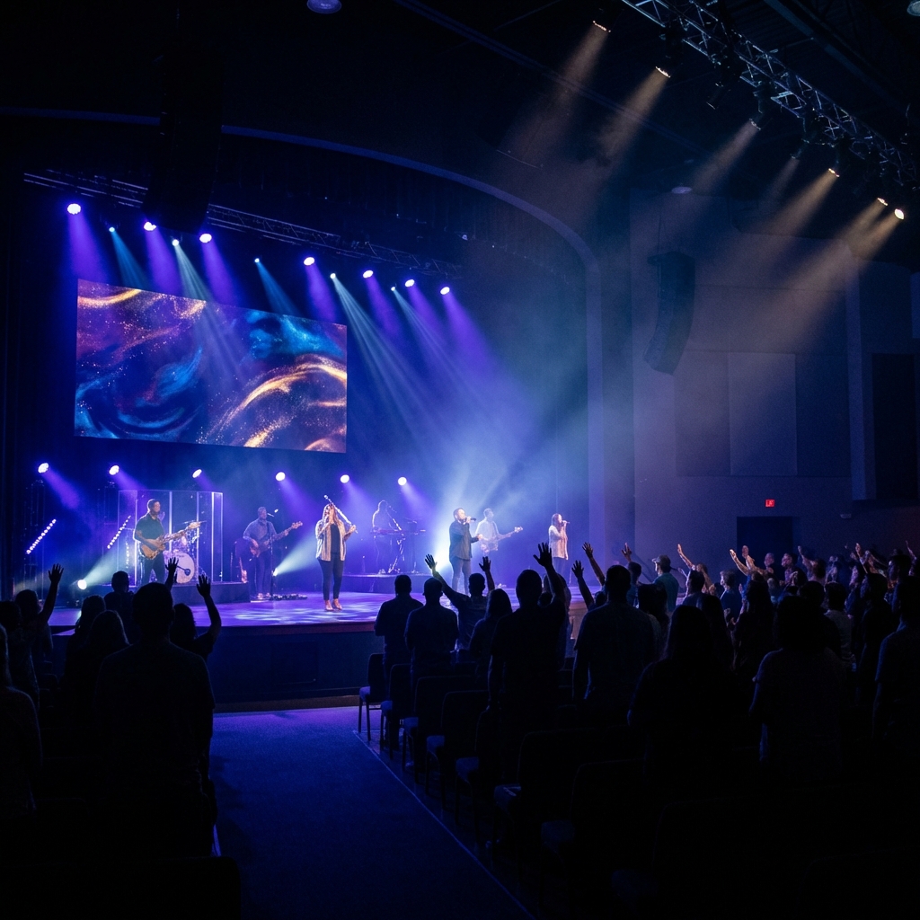 Worship service atmosphere